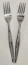 Carlton Woodcrest Stainless Flatware Replacement Dinner Fork 7 1/4" Japan