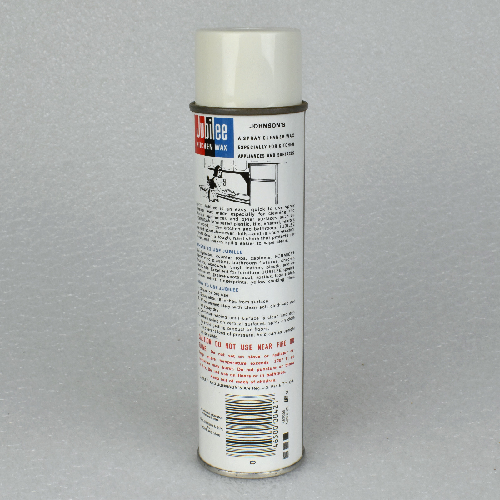 2 • Vintage Johnson Jubilee Kitchen Wax for a Clear Shine 9 Oz. Aerosol