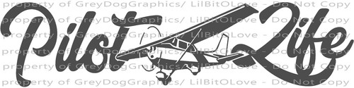 Pilot Life Vinyl Decal Cessna Plane Small Airplane Piloting - Picture 20 of 24