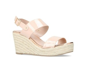 kurt geiger nude wedges