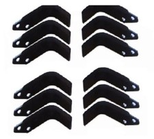 10 each RH / LH Tiller Tine for Gearmore Model "E" Tiller with "L" Shaped Tines