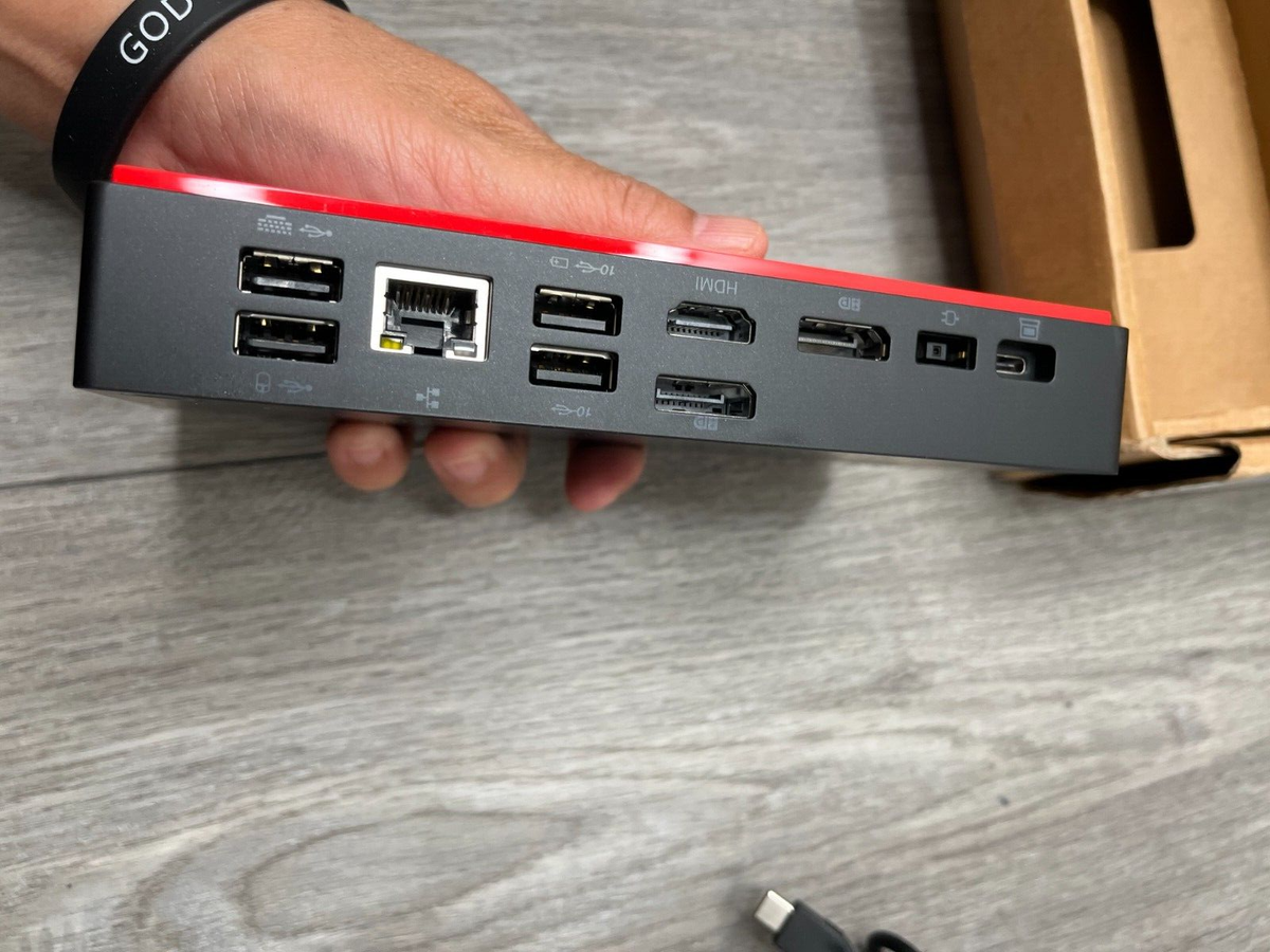 Lenovo ThinkPad Universal USB-C Docking Station LDA-KP, Black | eBay Lenovo ThinkPad Universal USB-C Docking Station LDA-KP, Black | eBay