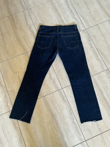 Vintage Dior Homme Hedi Slimane 21cm Raw Indigo Skinny Jeans 29 Made In Japan - Picture 2 of 6