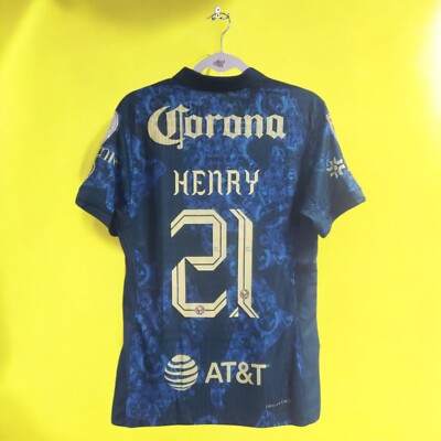 Club America Away 24 - Nike - HENRY # 21 - Bicampeon - XL (Run