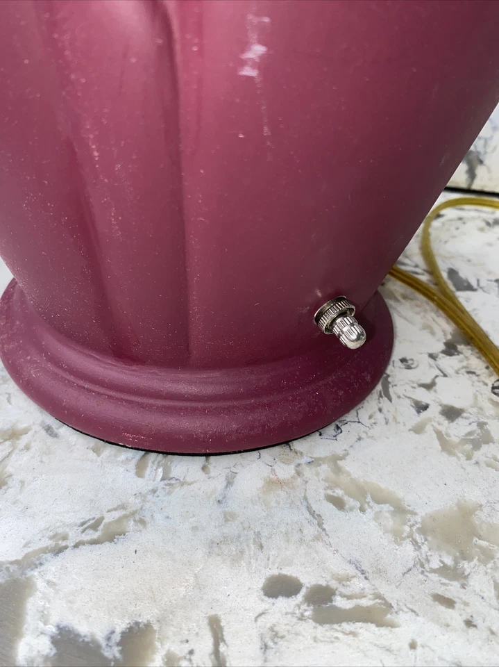 HARRIS лампа арт-деко MCM стол вина цветной винтажный керамический 1980-х - Изображение 2 из 4