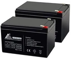 12V 12AH Battery for Pride Mobility Go-Go Ultra X 3-Wheel - 2 Pack