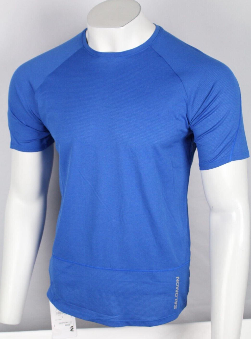 Salomon T Shirt Uomo Cross Run Maglietta Manica Corta Blu Nautica CI8696