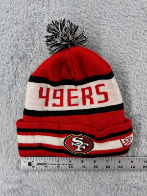 Acheter le bonnet à pompon San Francisco 49ers Sideline par New Era