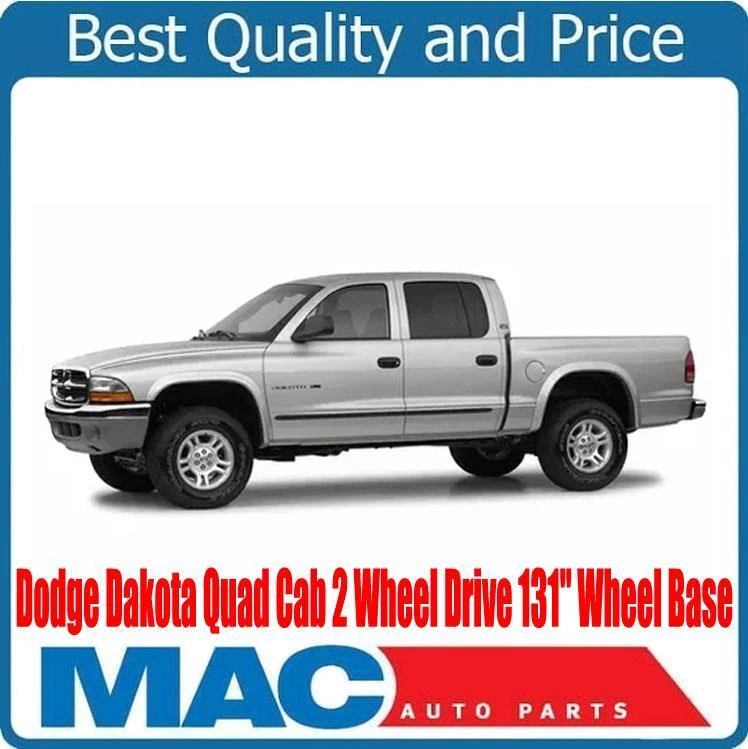 Silenciador trasero para Dodge Dakota 2000 2003 cabina y media 2 ruedas motrices 131" distancia entre ejes Foto 2 de 4