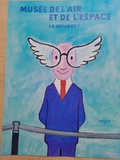 affiche signée Savignac Musée de l'air et de l'espace Bourget