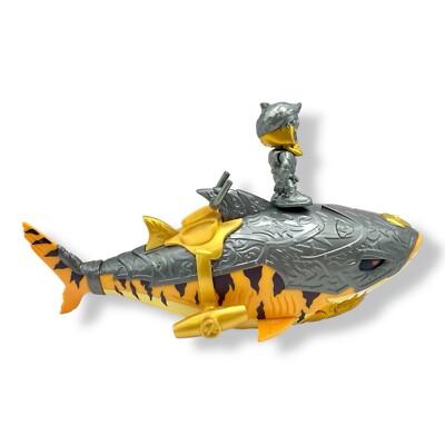 Treasure X Sunken Gold Tiger Shark Rare with Figure And Container