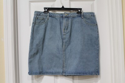 CHOUYATOU Blue Denim Skirt (plus size, 2XL) NEW