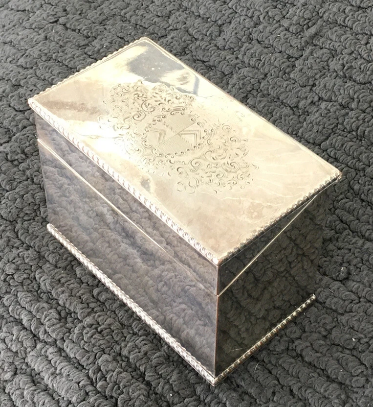 Silverplate Tea Caddy In Silver Plated Collectibles for sale | eBay