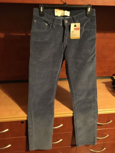 Levi's 511 Boys Slim Fit Vintage Blue Corduroy Pants Size 16R 28x28 NWT  617846595104 | eBay