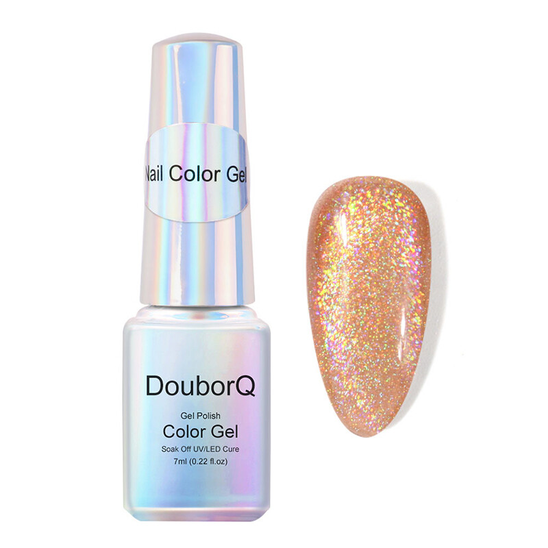 Ojo de Gato Rainbow Esmalte de Uñas Láser Gel UV Magnético Laca Purpurina Laca "