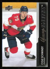 2021-22 Upper Deck #721 Cole Schwindt Young Guns RC