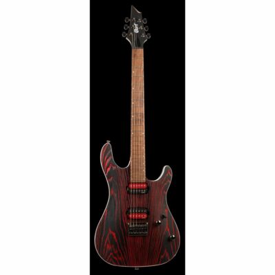 Cort Kx300 Electric Guitar Etched Black Red