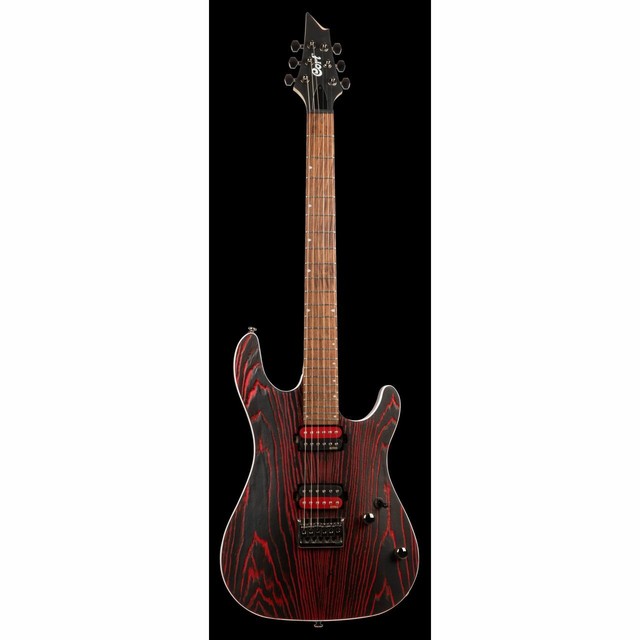 Cort Kx300 Etched Guitar EMG Pickups Pau FERRO Fretboard Black and Red for  sale online | eBay