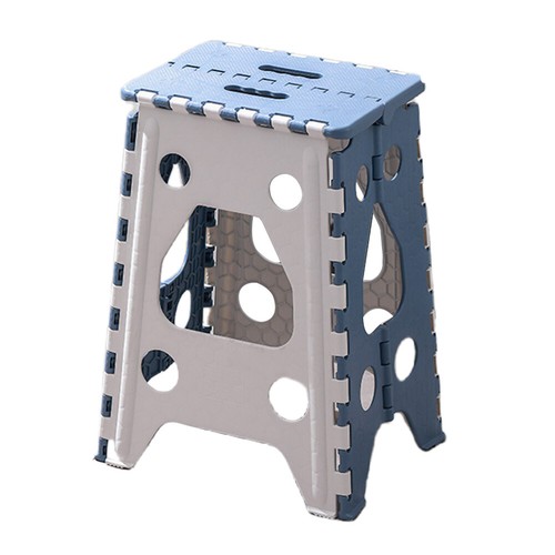 Folding Step Stool 18" Tall Holds Up to 400LBS Plastic Heavy Duty Non-Slip Stool - Picture 12 of 13