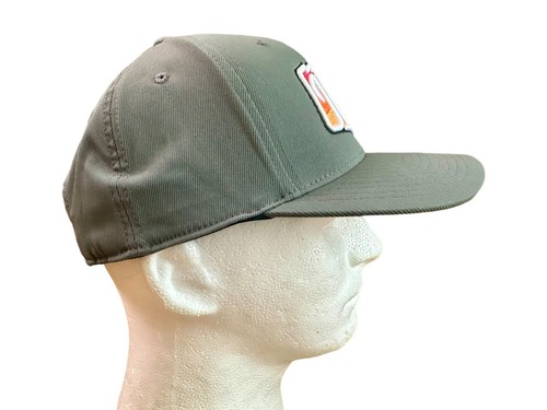 Klim Script Hat Cap Snapback Light Gray 3D Embroidered Logo OSFM - Picture 5 of 8