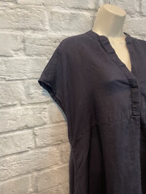 john lewis linen dress JOHN LEWIS Linen Ombre V-Neck Dress