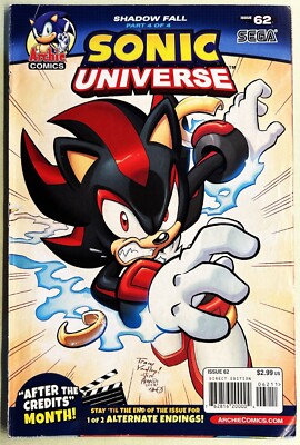 SONIC UNIVERSE Comic #62 Variant May 2023 SHADOW FALL 4 of 4 Bagged Boarded FN-