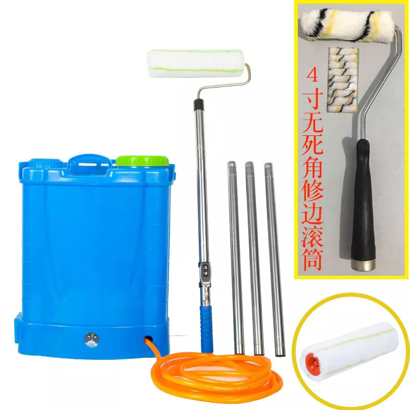 20L Electric Latex Paint Roller Brush Automatic Self suction Wall Roller Machine