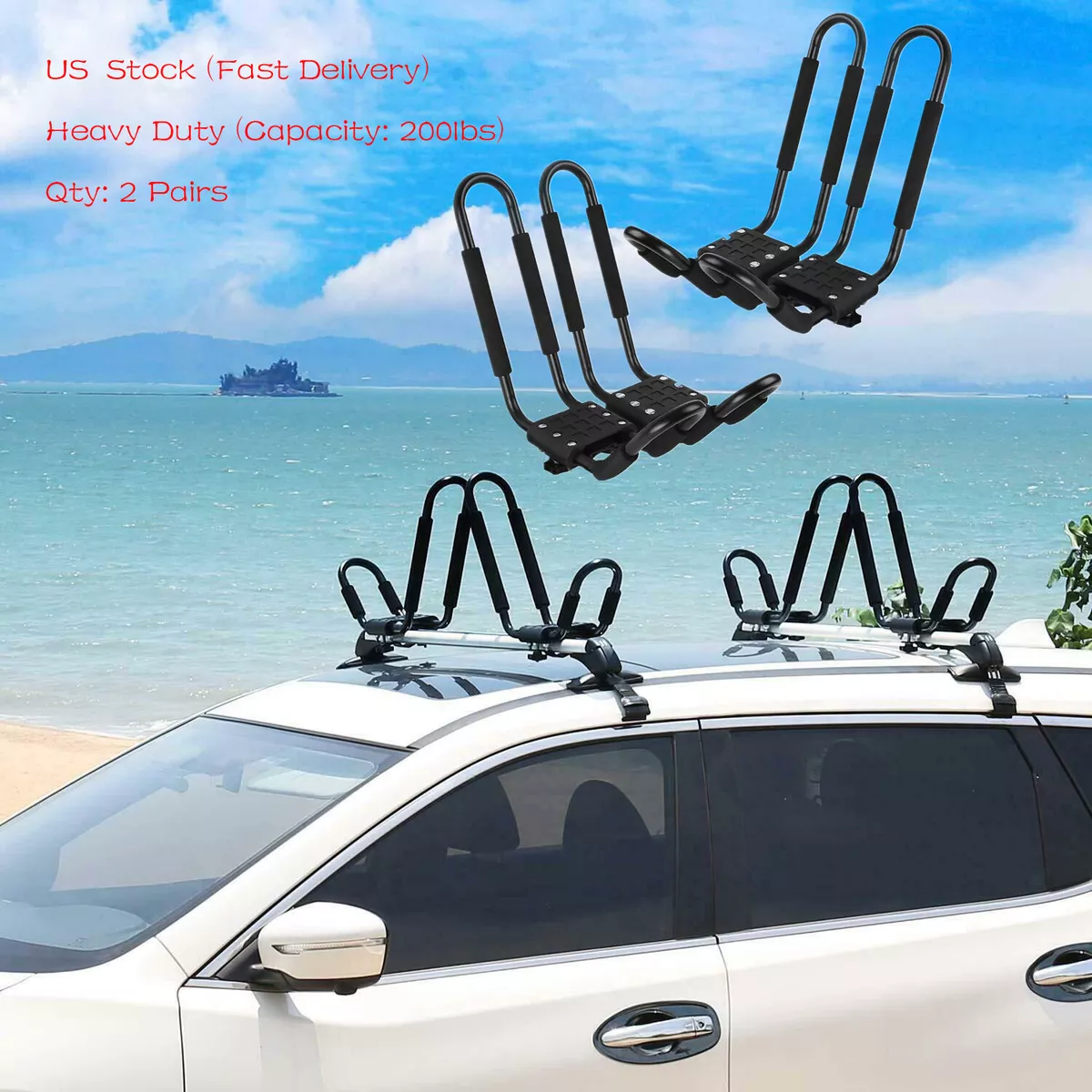 2 kayak carrier for car new arrivals