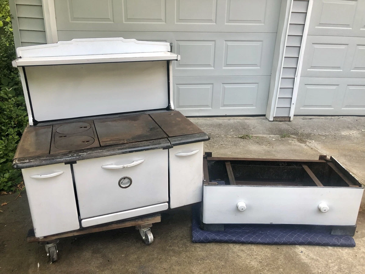 Antique George Washington Porcelain Wood Cook Stove - Stamped 1943 | eBay