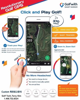 golfwith smart marker voice golf gps