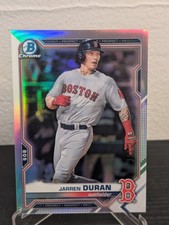 Topps 2021 Bowman Chrome Jarren Duran #BCP-135 Refractor /499 Rookie Red Sox