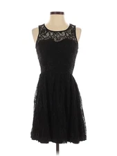 Moda International Women Black Cocktail Dress 4