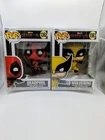 Deadpool & Wolverine Funko Pop! Lot Of 2 #1362 & 1363 Mint/NM W/ Pop! Protectors