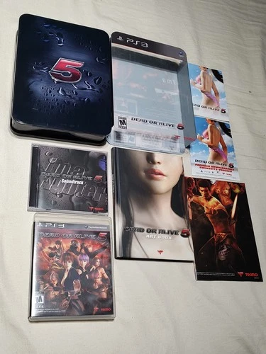 PS3 Dead or Alive 5 Collectors Edition In Tin Authentic Complete Tested 🎮🥷🔥🎮