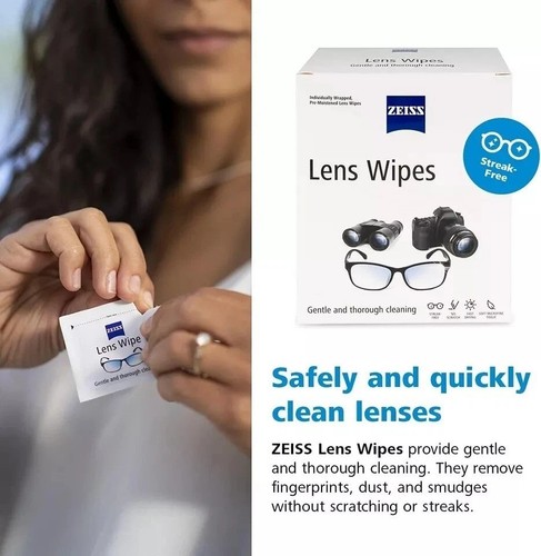 ZEISS vorbefeuchtete Brillengläser Reinigungstücher, 80er Pack - Bild 8 von 8