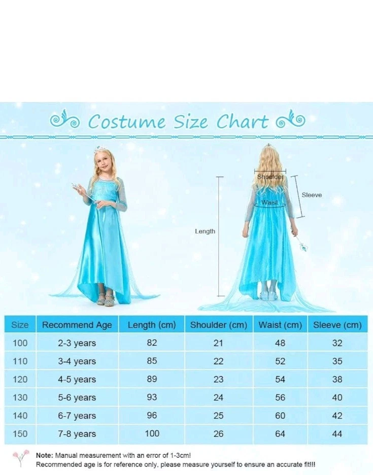  Vestito costume carnevale  elsa frozen bambina Scegli TG. anni - Immagine 3 di 3
