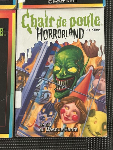 pick from 7 Chair de Poule Français R L Stine 7 11 19 28 33 34 46 or HORRORLAND - Picture 4 of 14