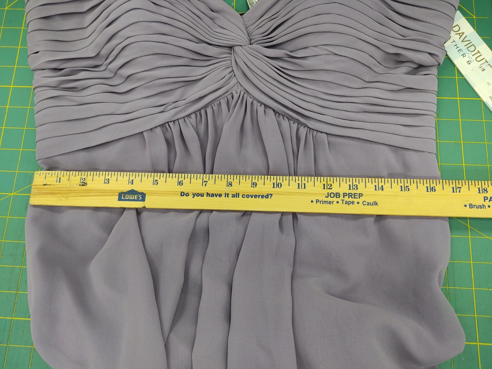 David Tutera Gather & Gown Prom Wedding Formal Bridesmaid Gown Size 14  Wisteria