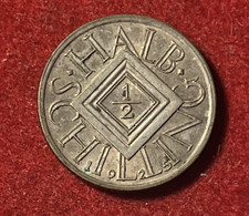 Austria 1/2 Schilling 1926 AU Silver Coin KM#2839 T10625