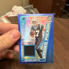 Panini 2024 Donruss Optic Rookie Phenom Blue Xavier Legette #RPB-XLE Panthers