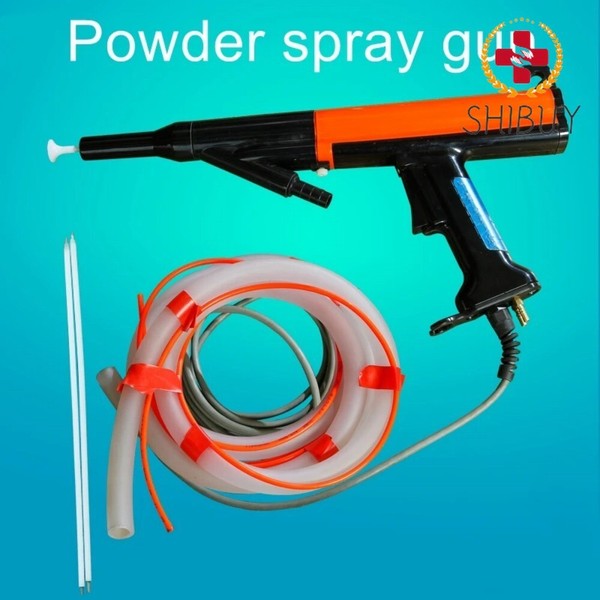 Máquina pulverizadora electrostática roja Nordson polvo pistola pulverizadora manual incorporada