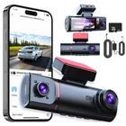 4K GPS Front/Back Dash Cam WIFI 360° Night Vision & 24/7 Parking Video Recorder