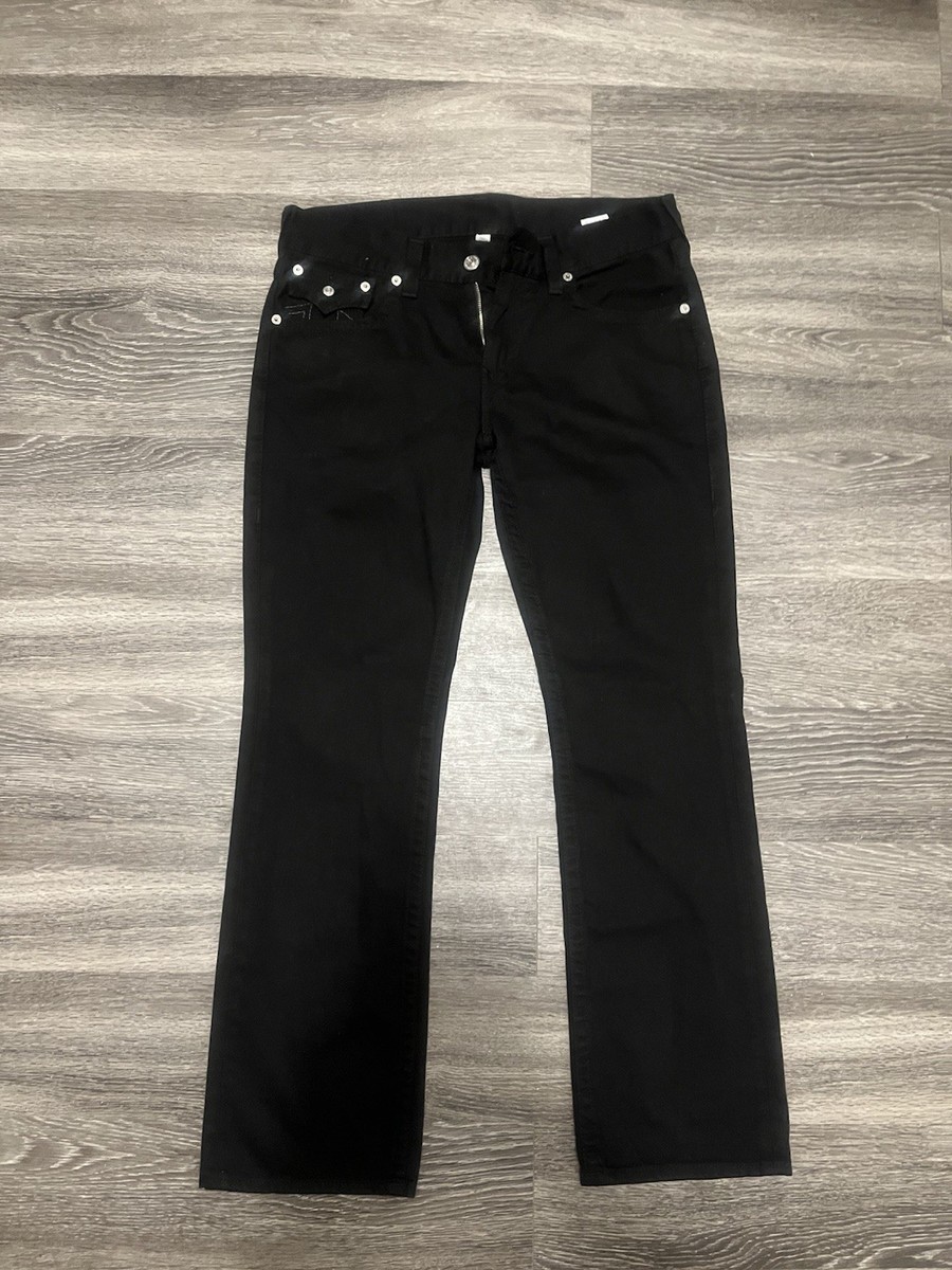 Straight Black true religion Jeans | eBay