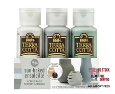 Terra Cotta Acrylic Paint Set, Sun-Baked 6 Piece DIY Terra Cotta Acrylic