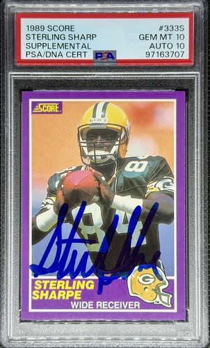 Sterling Sharpe #333S 1989 Panini Score Supplemental card