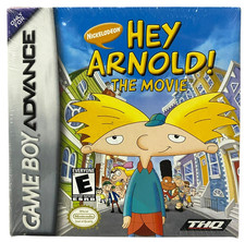 Hey Arnold The Movie Nintendo Game Boy Advance GBA 2002 Video Game NEW SEALED