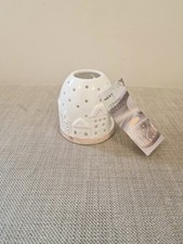 Candle Holder-Next White Ceramic Christmas House Tea Light Candle Holder Stand 