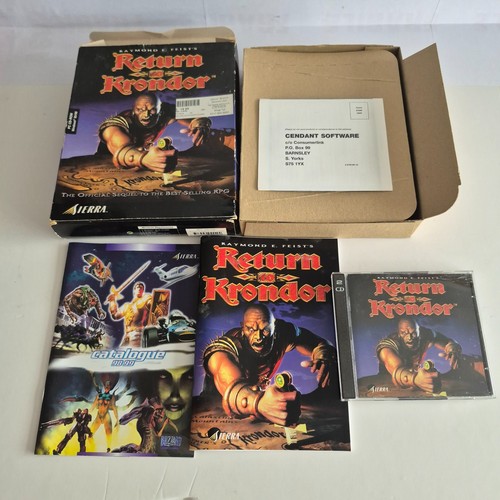 Return to Krondor Pc Big Box RPG vintage retro Sierra Cd Rom 1998 - Picture 5 of 10