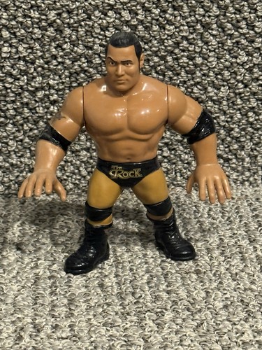 2017 WWF WWE Mattel The Rock Dwayne Johnson Retro ...