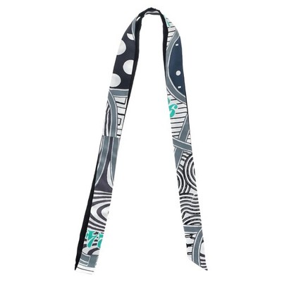 Hermès Twillon Jeu De Soie Gris Noir Twilly Schal aus Seide Damen Mehrfarbig One